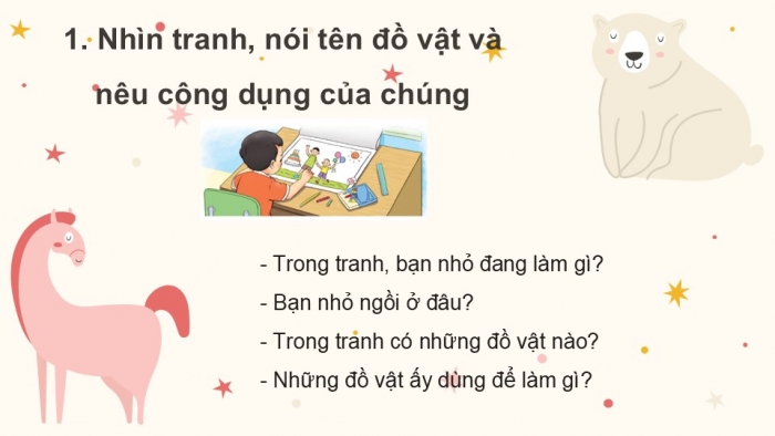 Giáo án điện tử tiếng Việt 2 kết nối Bài 14: Viết đoạn văn giới thiệu một đồ vật, Đọc mở rộng