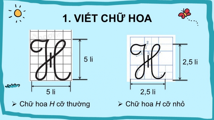 Giáo án điện tử tiếng Việt 2 kết nối Bài 17: Chữ hoa H