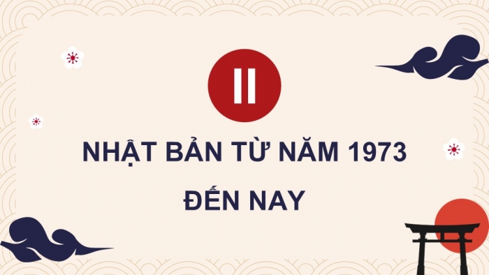 Giáo án điện tử chuyên đề Lịch sử 12 kết nối CĐ 2 Phần 2: Nhật Bản từ năm 1973 đến nay