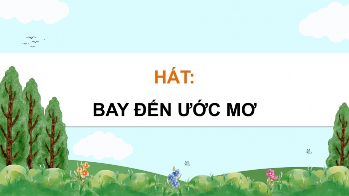 Giáo án điện tử Âm nhạc 9 chân trời Bài 9: Hát Bay đến ước mơ, Nhạc cụ thể hiện tiết tấu