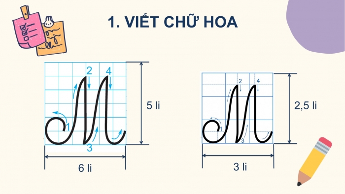 Giáo án điện tử tiếng Việt 2 kết nối Bài 23: Chữ hoa M