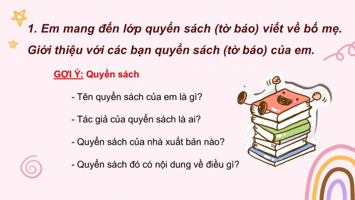 Giáo án điện tử Tiếng Việt 2 cánh diều Bài 14: Đọc sách báo viết về bố mẹ