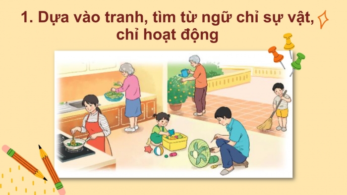 Giáo án điện tử tiếng Việt 2 kết nối Bài 30: Từ ngữ chỉ sự vật, hoạt động; Câu nêu hoạt động