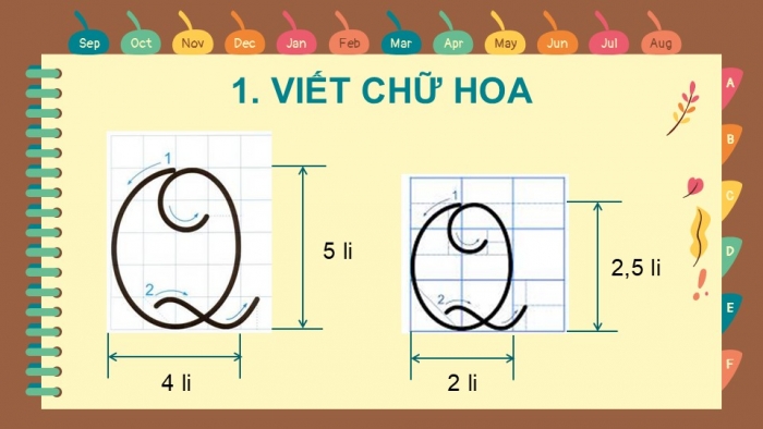 Giáo án điện tử Tiếng Việt 2 kết nối Bài 1: Chữ hoa Q