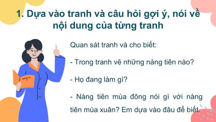 Giáo án điện tử Tiếng Việt 2 kết nối Bài 1: Kể chuyện Chuyện bốn mùa