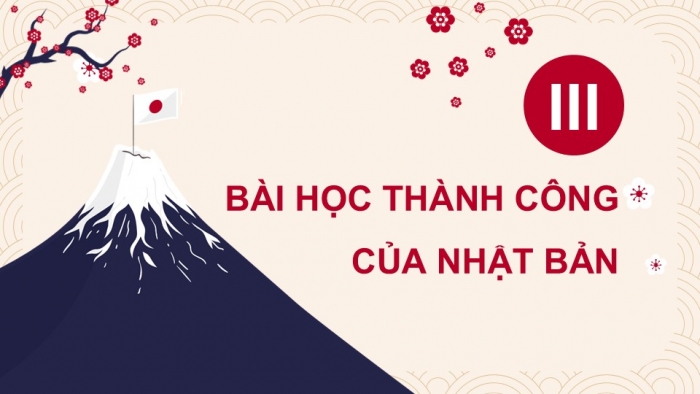 Giáo án điện tử chuyên đề Lịch sử 12 kết nối CĐ 2 Phần 3: Bài học thành công của Nhật Bản