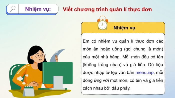 Giáo án điện tử chuyên đề Khoa học máy tính 12 kết nối Bài 8: Thực hành cây tìm kiếm nhị phân