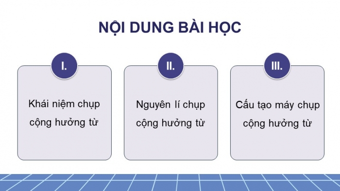 Giáo án điện tử chuyên đề Vật lí 12 kết nối Bài 8: Chụp cộng hưởng từ