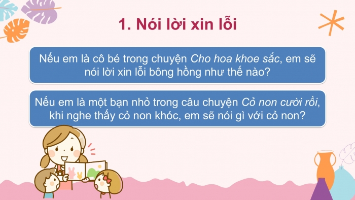 Giáo án điện tử Tiếng Việt 2 kết nối Bài 14: Viết lời xin lỗi, Đọc mở rộng