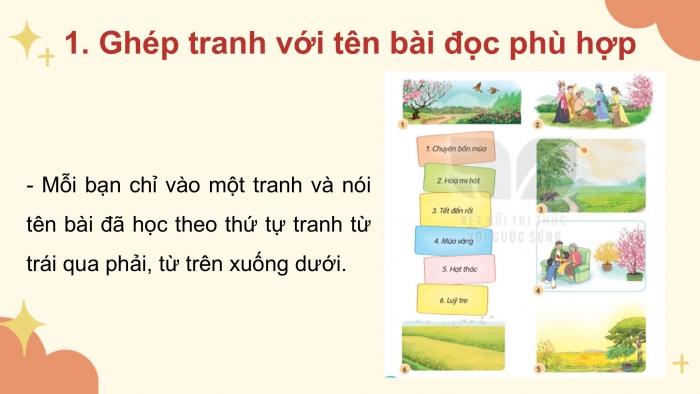 Giáo án điện tử Tiếng Việt 2 kết nối Ôn tập giữa học kì 2 (Tiết 1 + 2)