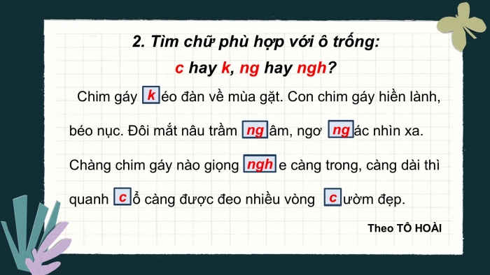 Giáo án điện tử Tiếng Việt 2 cánh diều Bài 24: Nghe – viết Chim rừng Tây Nguyên, Chữ hoa U Ư