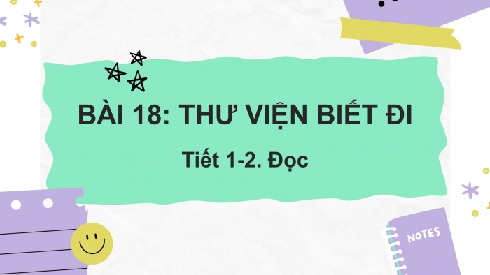 Giáo án điện tử Tiếng Việt 2 kết nối Bài 18: Thư viện biết đi