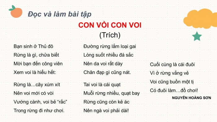 Giáo án điện tử Tiếng Việt 2 cánh diều Bài 27: Ôn tập giữa học kì II (Tiết 3 + 4)