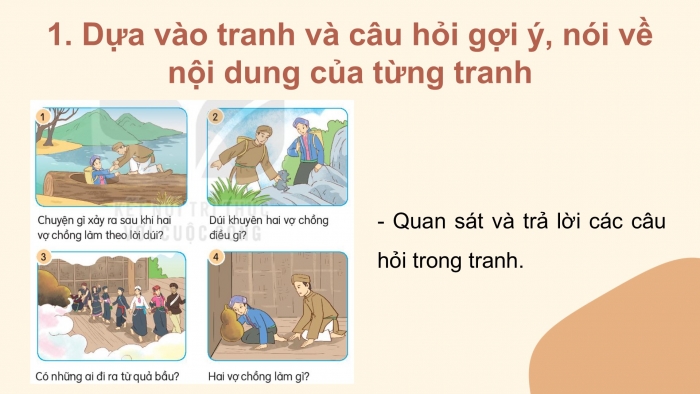 Giáo án điện tử Tiếng Việt 2 kết nối Bài 27: Kể chuyện Chuyện quả bầu