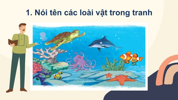 Giáo án điện tử Tiếng Việt 2 kết nối Bài 28: Mở rộng vốn từ về các loài vật dưới biển; Dấu chấm, dấu phẩy