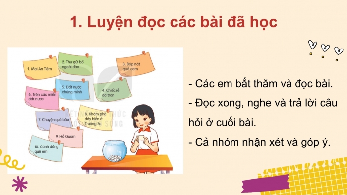 Giáo án điện tử Tiếng Việt 2 kết nối Ôn tập cuối học kì 2 (Tiết 1 + 2)