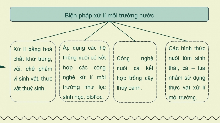 Giáo án điện tử chuyên đề Công nghệ 12 Lâm nghiệp Thuỷ sản Cánh diều Bài 7: Ứng dụng công nghệ sinh học xử lí môi trường nuôi thuỷ sản