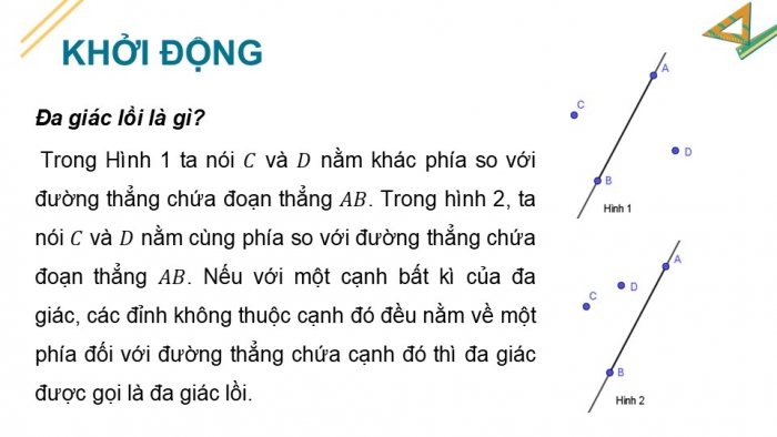 Giáo án điện tử Toán 9 kết nối Bài 30: Đa giác đều