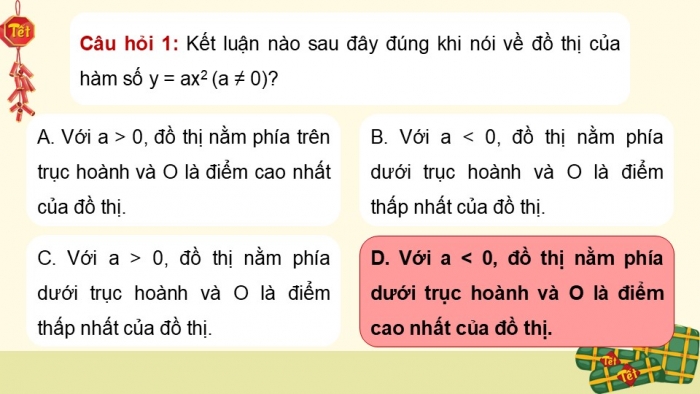 Giáo án điện tử Toán 9 chân trời Bài tập cuối chương 6