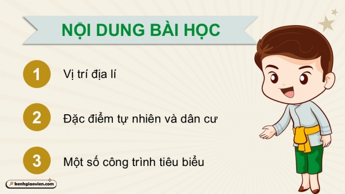 Giáo án điện tử Lịch sử và Địa lí 5 kết nối Bài 20: Vương quốc Cam-pu-chia