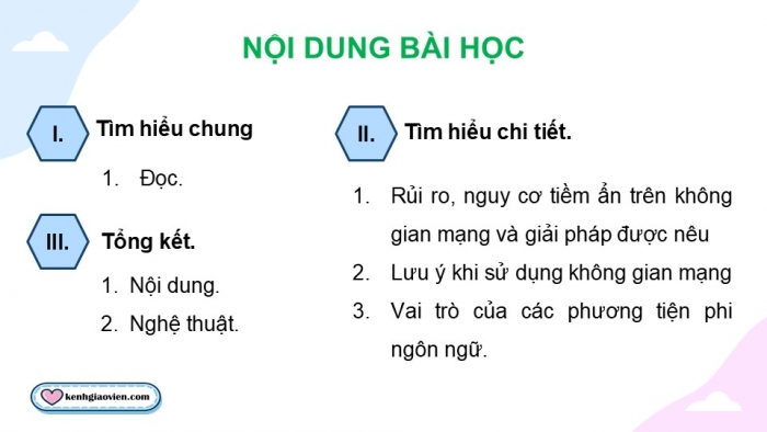 Giáo án điện tử Ngữ văn 9 chân trời Bài 6: Những điều cần biết để an toàn trong không gian mạng (dành cho trẻ em và người sắp thành niên) (UNICEF Việt Nam)