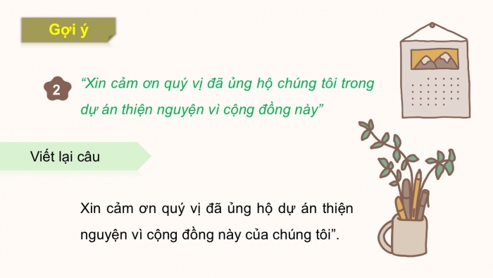 Giáo án điện tử Ngữ văn 9 cánh diều Bài 6: Biến đổi và mở rộng cấu trúc câu