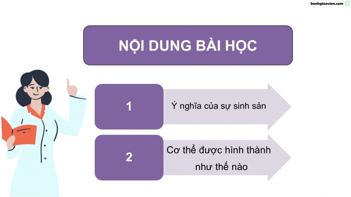 Giáo án điện tử Khoa học 5 kết nối Bài 22: Sự hình thành cơ thể người