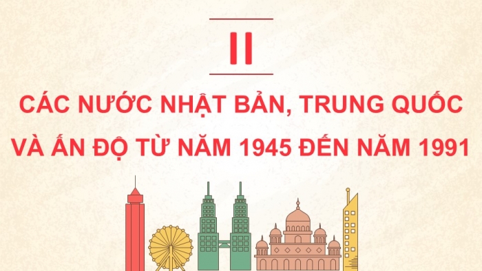 Giáo án điện tử Lịch sử 9 kết nối Bài 12: Khu vực Mỹ La-tinh và châu Á từ năm 1945 đến năm 1991 (P2)