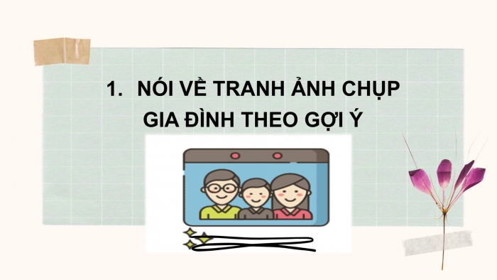 Giáo án điện tử Tiếng Việt 2 chân trời Bài 4: Luyện tập đặt tên cho bức tranh