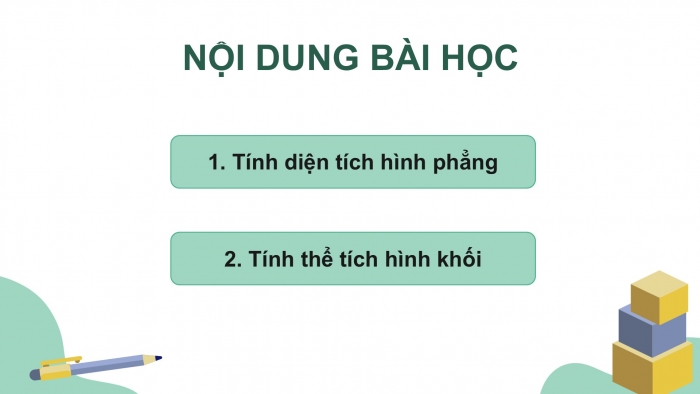 Giáo án điện tử Toán 12 chân trời Bài 3: Ứng dụng hình học của tích phân