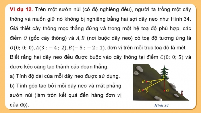 Giáo án điện tử Toán 12 cánh diều Bài 2: Phương trình đường thẳng (P2)