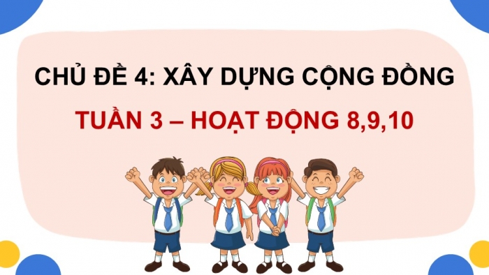 Giáo án điện tử Hoạt động trải nghiệm 12 kết nối Chủ đề 5 Tuần 3