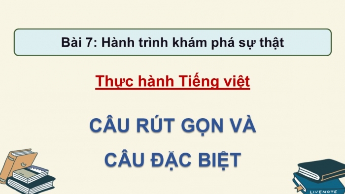 Giáo án điện tử Ngữ văn 9 chân trời Bài 7: Thực hành tiếng Việt