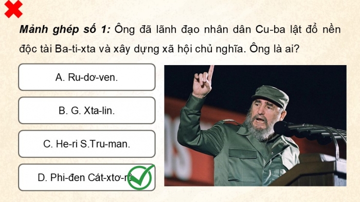 Giáo án điện tử Lịch sử 9 chân trời Bài 12: Mỹ La-tinh từ năm 1945 đến năm 1991