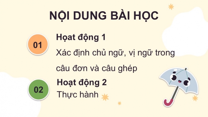 Giáo án điện tử Tiếng Việt 5 kết nối Bài 1: Câu đơn và câu ghép