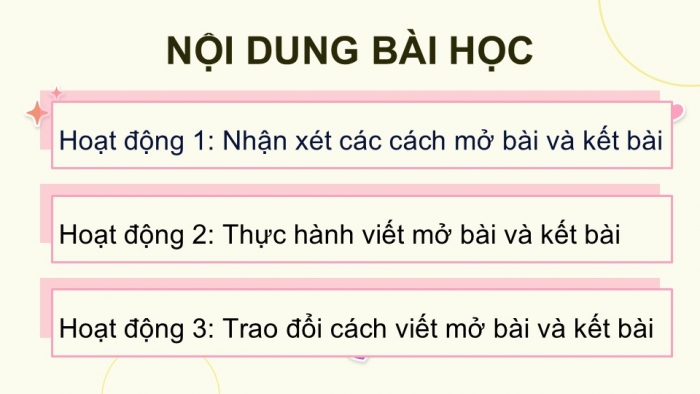 Giáo án điện tử Tiếng Việt 5 kết nối Bài 2: Viết mở bài và kết bài cho bài văn tả người