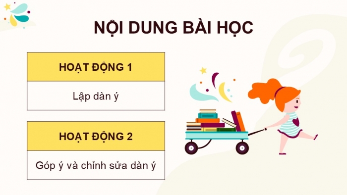 Giáo án điện tử Tiếng Việt 5 kết nối Bài 4: Lập dàn ý cho bài văn tả người