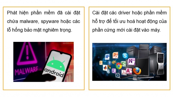 Giáo án điện tử chuyên đề Tin học ứng dụng 12 kết nối Bài 6: Cài đặt và gỡ bỏ phần mềm