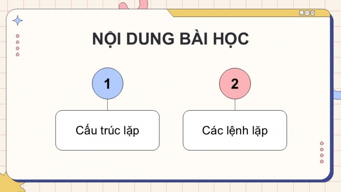 Giáo án điện tử Tin học 5 kết nối Bài 11: Cấu trúc lặp