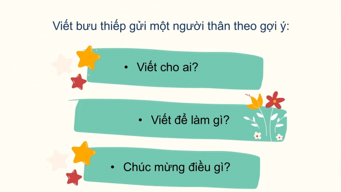 Giáo án điện tử Tiếng Việt 2 chân trời Ôn tập giữa học kì I - Ôn tập 5 (Tiết 2)