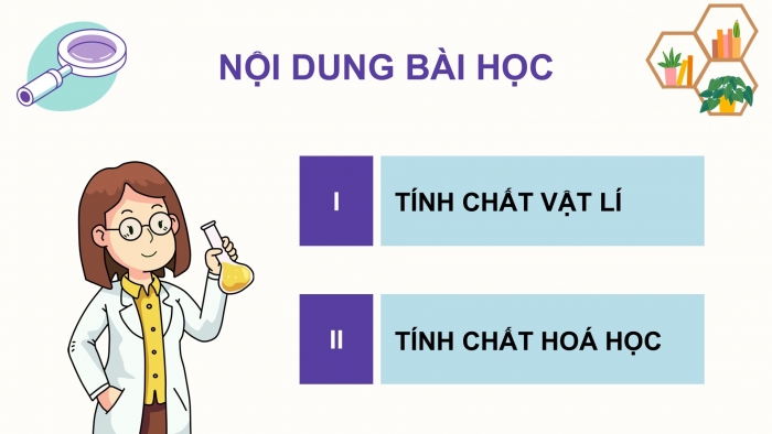 Giáo án điện tử Hoá học 12 kết nối Bài 19: Tính chất vật lí và tính chất hoá học của kim loại