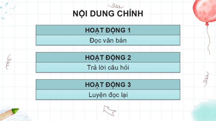 Giáo án điện tử Tiếng Việt 5 kết nối Bài 6: Thư của bố