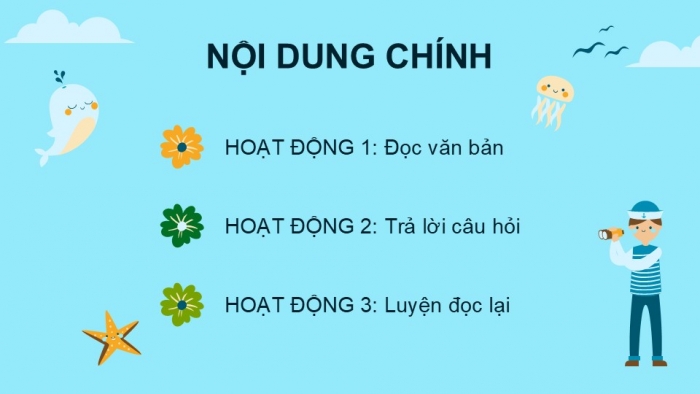 Giáo án điện tử Tiếng Việt 5 kết nối Bài 7: Đoàn thuyền đánh cá