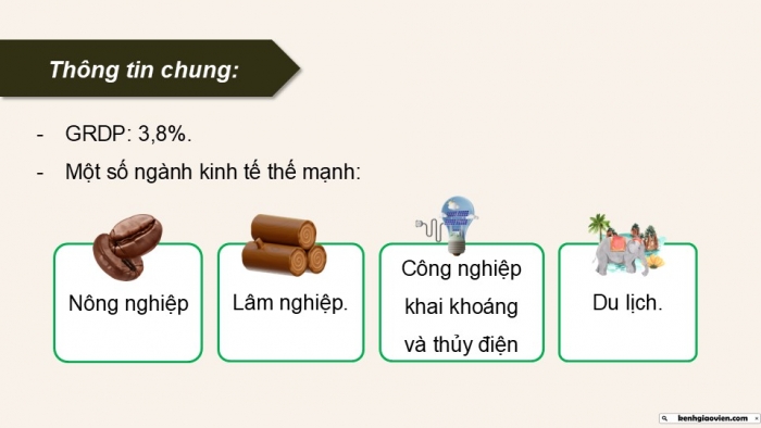 Giáo án điện tử Địa lí 9 cánh diều Bài 15: Vùng Tây Nguyên (P2)