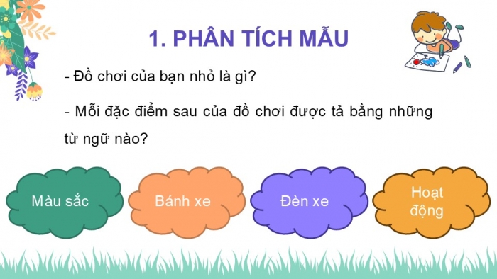 Giáo án điện tử Tiếng Việt 2 chân trời Bài 2: Luyện tập tả đồ vật quen thuộc (tiếp theo)