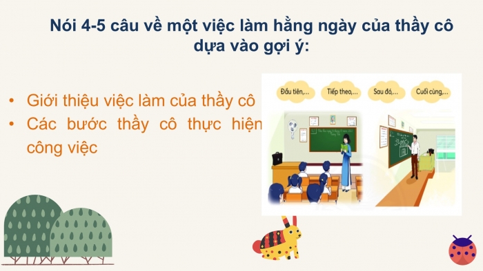 Giáo án điện tử Tiếng Việt 2 chân trời Bài 4: Luyện tập thuật việc được chứng kiến