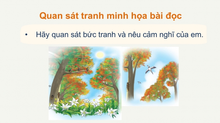 Giáo án điện tử Tiếng Việt 2 chân trời Bài 3: Đọc Dàn nhạc mùa hè