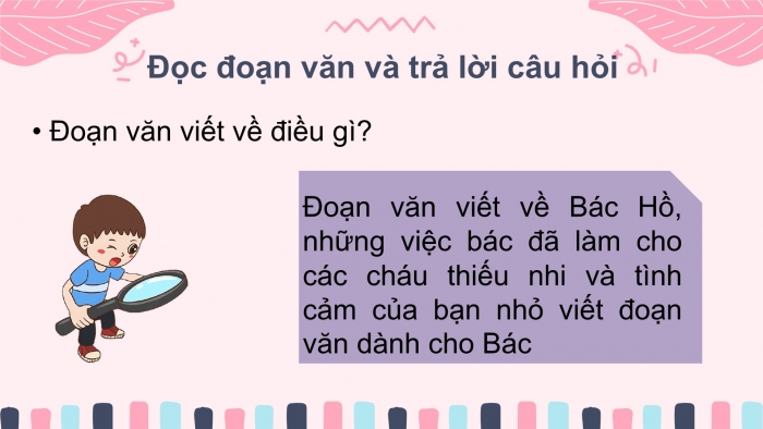 Giáo án điện tử Tiếng Việt 2 chân trời Bài 2: Nói, viết về tình cảm với người em yêu quý