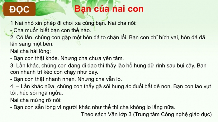 Giáo án điện tử Tiếng Việt 2 cánh diều Bài 9: Ôn tập giữa học kì I (Tiết 7 + 8)