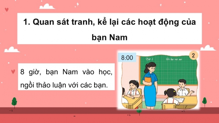 Giáo án điện tử tiếng Việt 2 kết nối Bài 10: Viết thời gian biểu, Đọc mở rộng